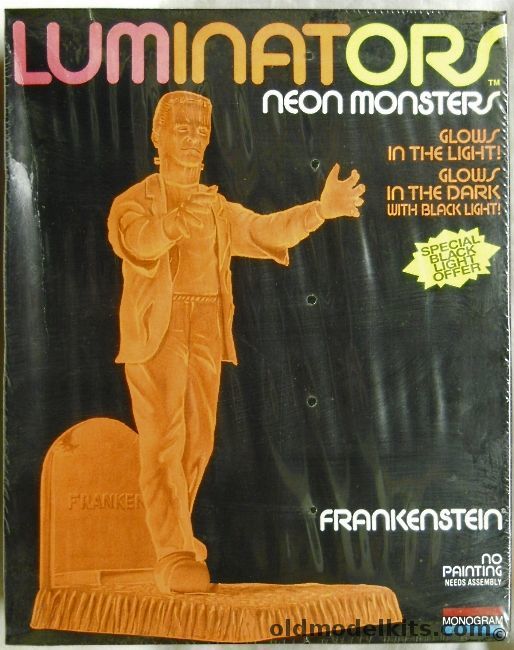 Monogram 1/8 Frankenstein Luminators Glow In The Dark - (ex Aurora), 1619 plastic model kit